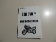 Werkstatt hand buch Wartungs Reparatur anleitung Yamaha TDM 850 Modellj. 1996