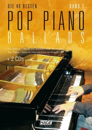 Pop piano ballads mit cds - piano,