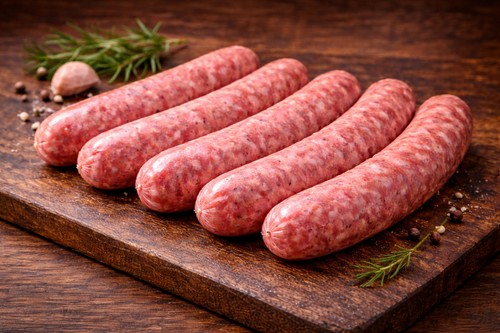 Frische schweinebratwurst vom - frische,