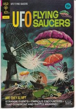 GOLD KEY Silver Age : UFO Flying Saucers #3 (George Wilson) Luis Dominguez (1972