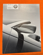 BMW 3er Reihe E46 CABRIO Mitarbeiter  PREISE Preisliste  Prospekt Katalog 4 2001