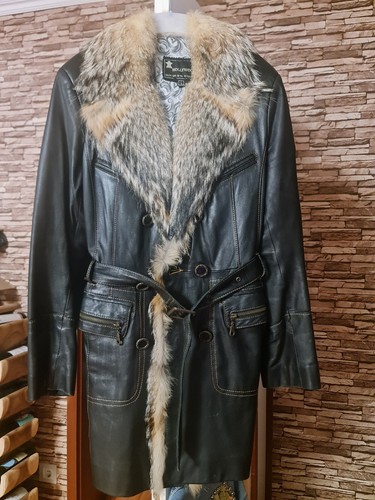 Damen echtleder mantel - damen,