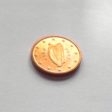 1 Cent Irland 2007 / Keltische Harfe