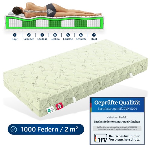 Matratze taschenfederkern 1000 - matratze,