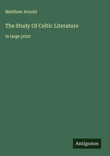 Matthew arnold the study of - the,