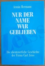OVP Buch Firmengeschichte Carl Zeiss Jena Mikroskop Optik Abbe Oberkochen Aalen