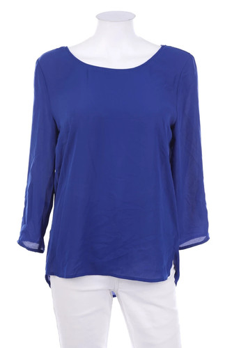 Zebra bluse indigoblau - bluse, m