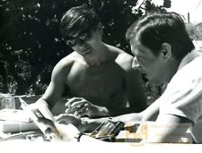 France Cinéma F A Burguet François Leterrier working on Proust altes Foto 1966 #3