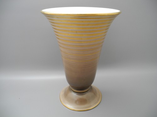 Fürstenberg vase gold braunes - fürstenberg,