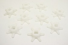 9x  45mm 6 zahn Zahnrad Stirnrad plastik Kunstoff 19