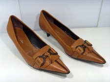 Pump Leder Pfennigabsatz │39