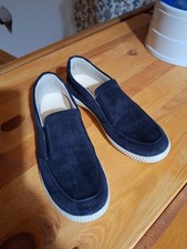Legero Slipper " Bootsschuhe " Gr.38 bis 38.5  Rauleder, blau, kaum getragen