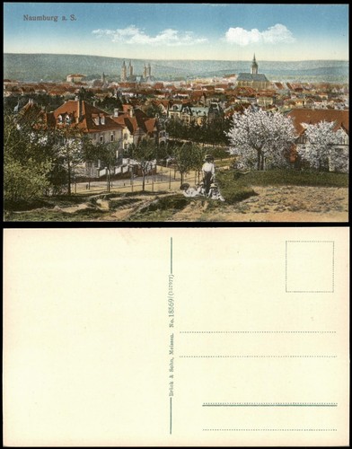 Ansichtskarte naumburg - ansichtskarte, (saale)