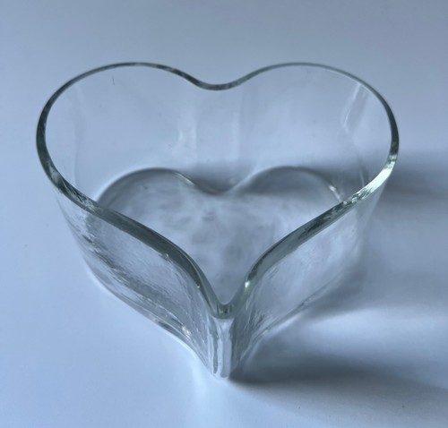Schale glas glasschale herz - schale,