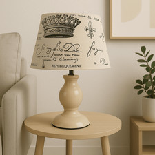 Tischlampe Nachttischlampe Tischleuchte Lampe Leuchte Keramiklampe Grau Retro