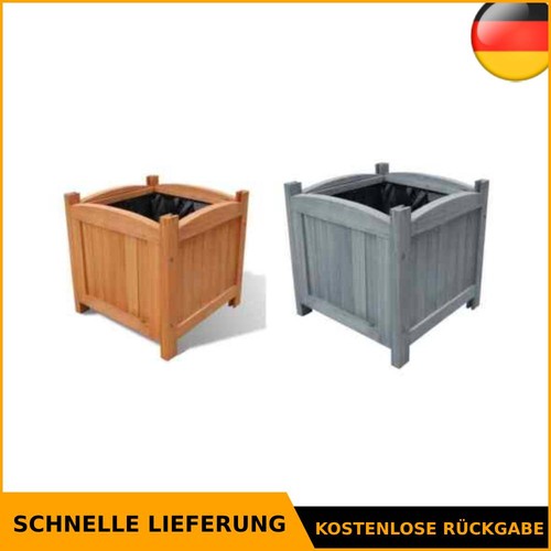 Pflanzkübel aus holz - aus, 2x