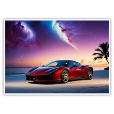 Fahrzeug Auto A4 Kunstdruck