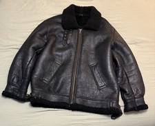 Vintage sheepskin leather - sheepskin,