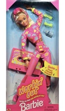 Vintage Workin' Out Barbie Puppe 90er Jahre Training Gym Outfit - selten! Nagelneu