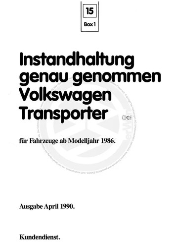 Transporter ab 1986 - vw, t3