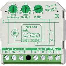 Schalk NRU309 Nachlaufrelais UP mit Einschaltverzögerung NR U3 230V AC