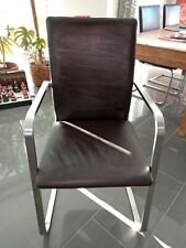 Vier Lerder Freischwinger Braun