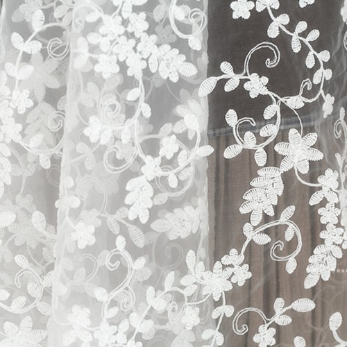 Diy organza bestickt blumen - 1m,