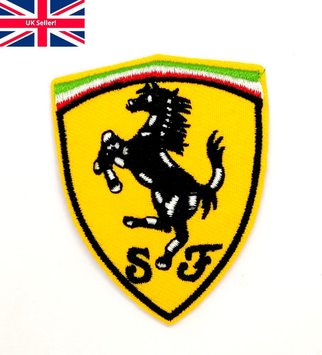 Bügelbild aufnäher ferrari - bügelbild,
