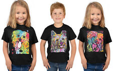 Yorkshire Terrier / Shih Tzu Kindershirt - buntes Hunde T-Shirt Kinder Yorkie