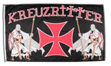 Kreuzritter Hissflagge  Fahnen