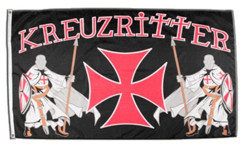 Kreuzritter hissflagge fahnen - ,
