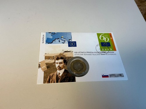 Slowenien numisbrief 100 - numisbrief,