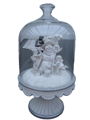 Glashaube 29cm glaskuppel - glashaube,