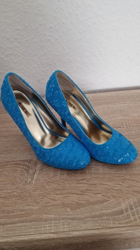 High heels türkis - heels, mit