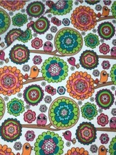 Baumwollstoff Ethno Vögel