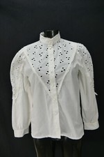 Gr.42 Trachtenbluse weiß
