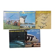 Flieger-Jahrbuch 1975-1980 DDR Luftfahrt Raumfahrt 5 Bände Transpress