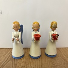 3 kleine Engel aus Holz von WEHA   Erzgebirge 