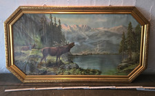 Wandbild Röhrender Hirsch