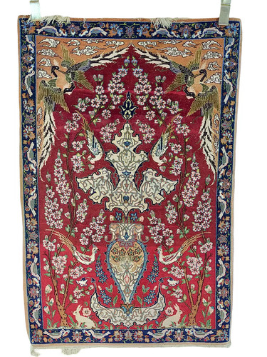Isfahan orientteppich seide - isfahan,