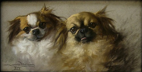 Pastellbild antik italienisch
