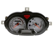 Tachometer in carbon optik km/h und mph für China 4-Takt Roller Baotian Benzhou