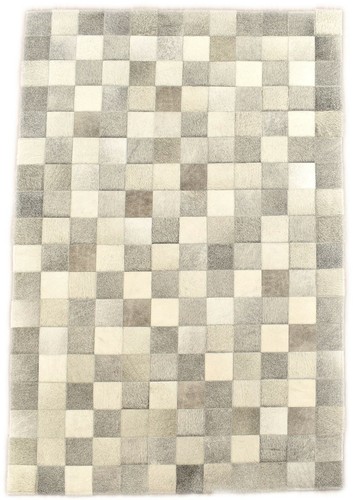 Kuhfell teppich grau - kuhfell, patchwork
