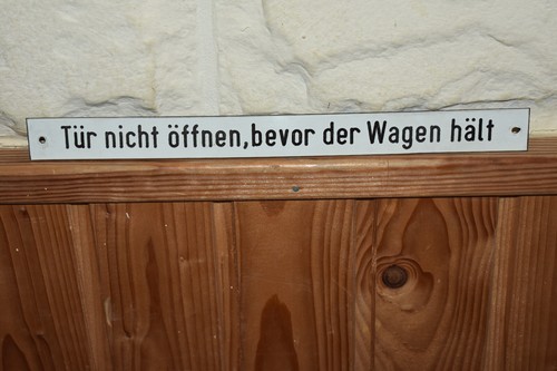 Original altes schild - altes,