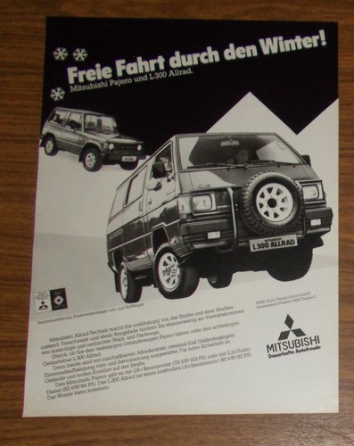 Seltene werbung mitsubishi - werbung,