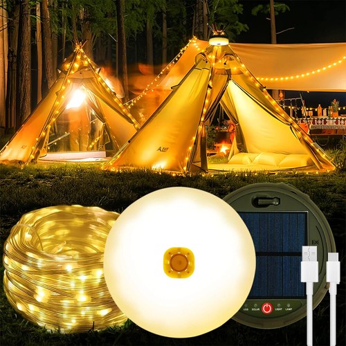 Solar camping lichterkette usb - solar,