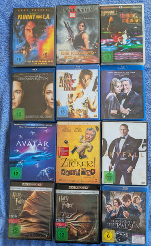 Blueray dvd 4k uhd - 12, st