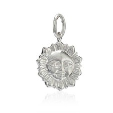 Damen Kettenanhänger Sonne