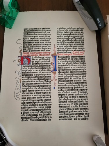 Gutenberg bibel seite - gutenberg-bibel, 1