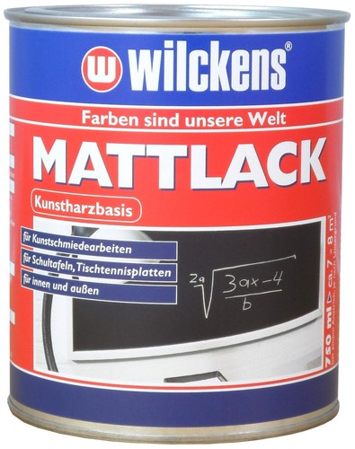 Mattlack streifenfrei innen